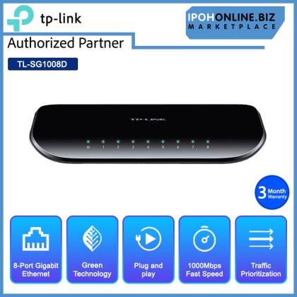 TP-Link TL-SG1008D 8-Port Gigabit Desktop Switch 